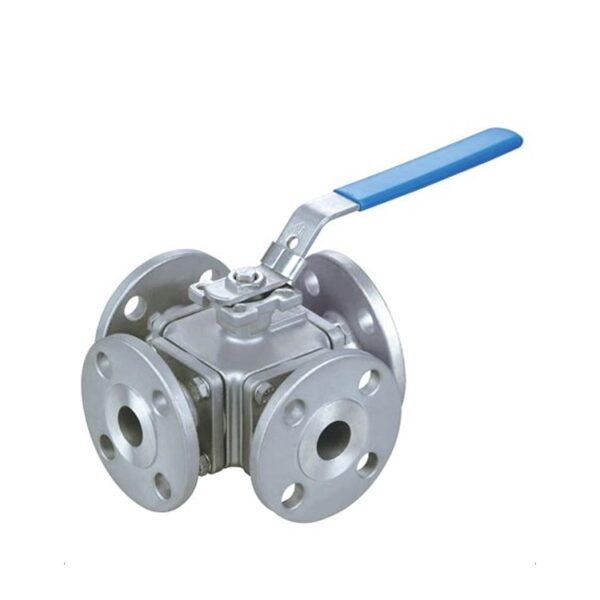 COVNA 5 or 4-Way Ball Valve Class 150 Floating Ball Flanged