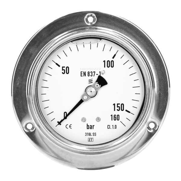 panel mount pressure gauge