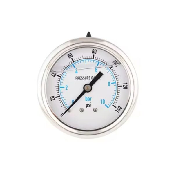 back connection pressure gauge